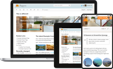 Mobile intranet & wiki