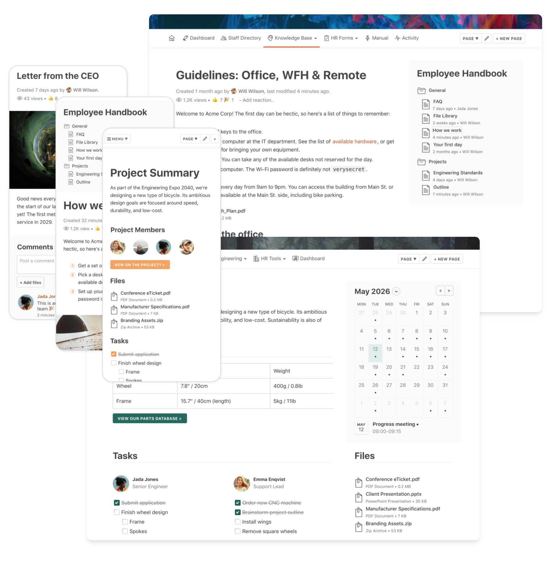 Knowledge Base Software Example